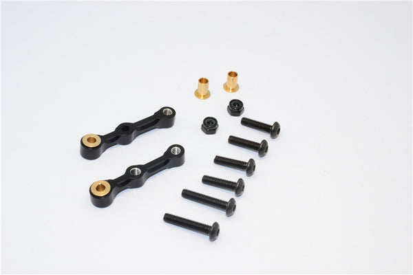 Tamiya GF01 & TL01 Aluminum Rear Camber - 1Pr Set Black