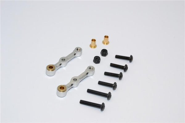 Tamiya GF01 / TL01 Aluminum Rear Camber - 1Pr Set Gray Silver
