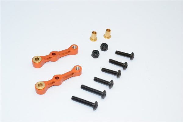 Tamiya GF01 & TL01 Aluminum Rear Camber - 1Pr Set Orange