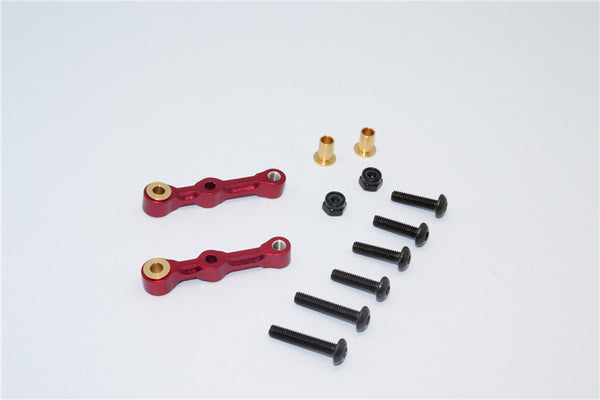 Tamiya GF01 & TL01 Aluminum Rear Camber - 1Pr Set Red