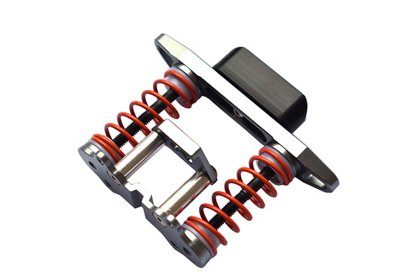 Tamiya GF01 / Wild Willy 2 Aluminum Front Bumper Absorber - 1 Set Gray Silver