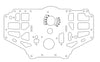 Carbon Fiber Chassis Side Panels For Losi 1:8 LMT 4WD Solid Axle Monster Truck LOS04022 / LMT Grave Digger / Son-uva Digger LOS04021 Upgrades - 9Pc Set Black