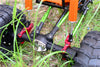 Gmade Crawler R1 Rock Buggy Aluminum Front/Rear Axle Link Mount - 2Pcs Set Orange