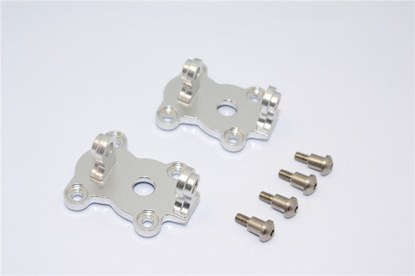 Gmade Crawler R1 Rock Buggy Aluminum Front C-Hub - 1Pr Set Silver