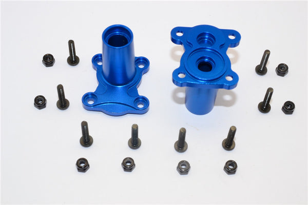 Gmade Crawler R1 Rock Buggy Aluminum Straight Axle Adapter - 2Pcs Set Blue