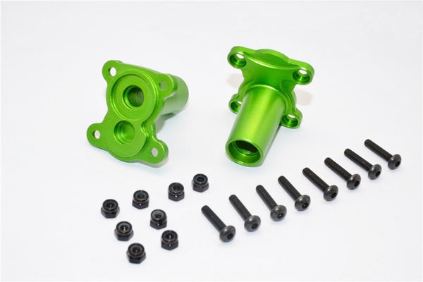 Gmade Crawler R1 Rock Buggy Aluminum Straight Axle Adapter - 2Pcs Set Green