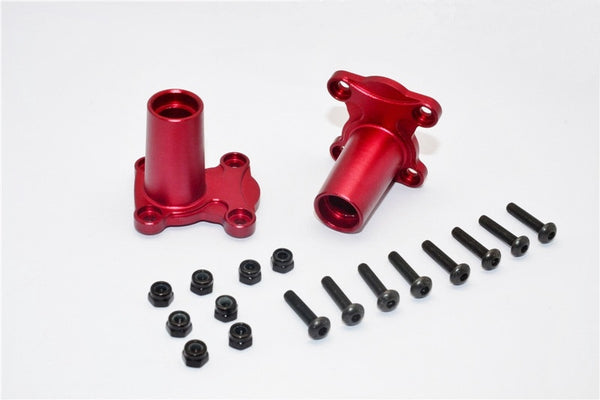 Gmade Crawler R1 Rock Buggy Aluminum Straight Axle Adapter - 2Pcs Set Red