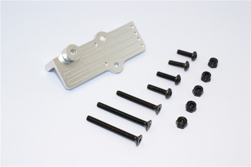 Gmade Crawler R1 Rock Buggy Aluminum Servo Mount - 1Pc Set Silver