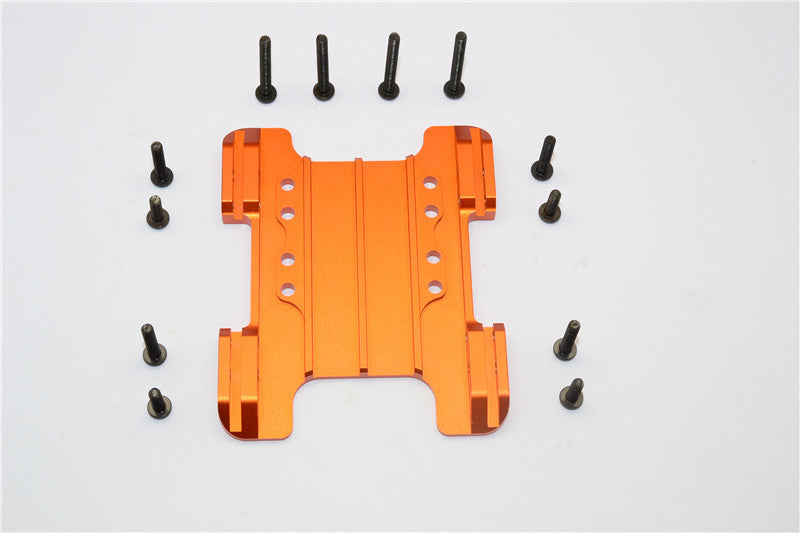 Gmade Crawler R1 Rock Buggy Aluminum Center Skid Plate - 1Pc Set Orange