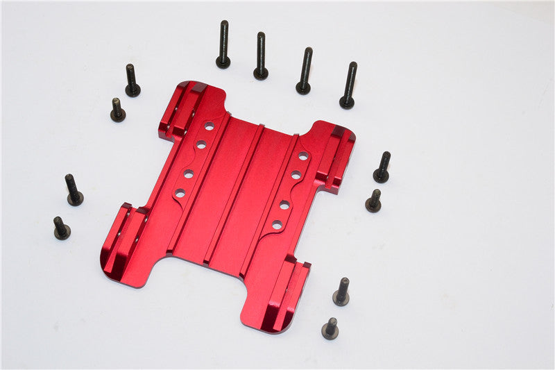 Gmade Crawler R1 Rock Buggy Aluminum Center Skid Plate - 1Pc Set Red
