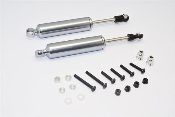 Gmade Crawler R1 Rock Buggy Aluminum Front/Rear Internal Shocks (110mm) - 1Pr Set Gray Silver