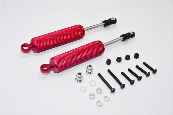 Gmade Crawler R1 Rock Buggy Aluminum Front/Rear Internal Shocks (110mm) - 1Pr Set Red