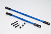Gmade Crawler R1 Rock Buggy Aluminum 4mm Anti-Thread Steering Tie Rod - 2Pcs Set Blue
