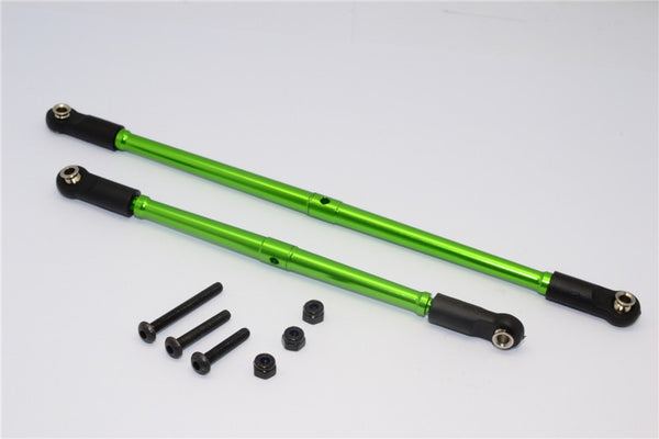 Gmade Crawler R1 Rock Buggy Aluminum 4mm Anti-Thread Steering Tie Rod - 2Pcs Set Green
