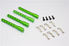 Gmade Crawler R1 Rock Buggy Aluminum Front + Rear Body Post With Clips - 1 Set Green