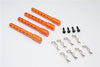 Gmade Crawler R1 Rock Buggy Aluminum Front + Rear Body Post With Clips - 1 Set Orange