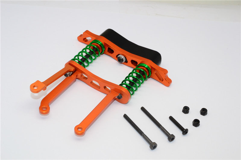 Gmade Crawler R1 Rock Buggy Aluminum Front/Rear Bumper Absorber - 1 Set Orange