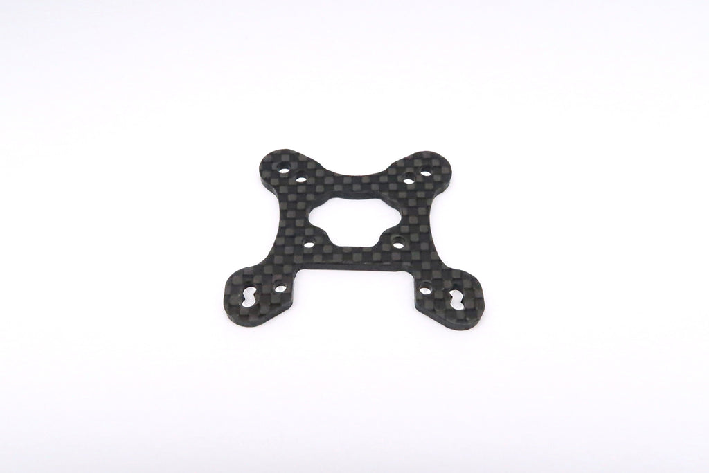 Team Losi Mini 8ight Graphite Front Shock Tower (Thicker) - 1Pc Set Black