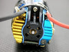 Motor Heat Sink Use For End Bell With Screws (Shape-A) New Design - 1Pr Set Red