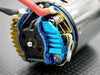Motor Heat Sink Use For End Bell With Screws (Shape-A) New Design - 1Pr Set Blue