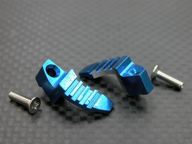 Motor Heat Sink Use For End Bell With Screws (Shape-A) New Design - 1Pr Set Blue