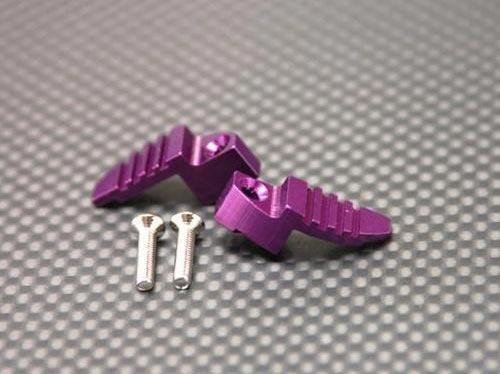 Motor Heat Sink Use For End Bell With Screws (Shape-B) New Design - 1Pr Set Purple