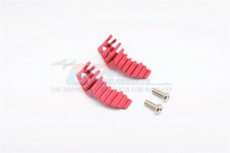 Motor Heat Sink Use For End Bell With Screws (Shape-B) New Design - 1Pr Set Red