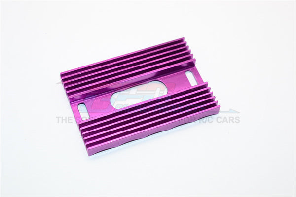 3Cell Aluminum Battery Stopper Plate Heat Sink - 1Pc Purple