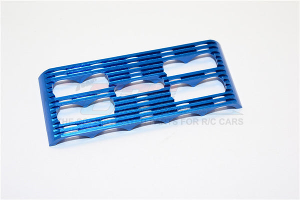 5Cell Aluminum Battery Stopper Plate Heat Sink - 1Pc Blue