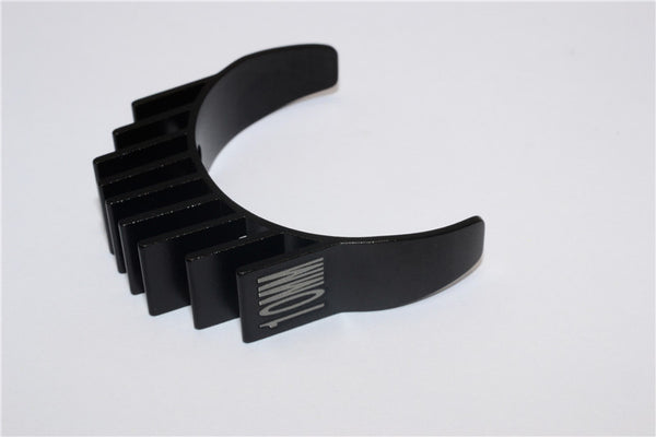 Aluminum Motor Heat Sink Mount 10mm For 1/10 05, 540, 360 Motor - 1Pc Black