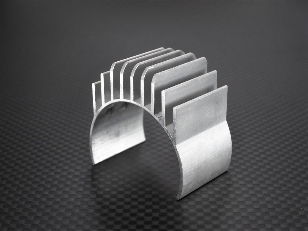 Aluminum Motor Heat Sink For 1:2 & 1:10 On Road Car - 1Pc Silver
