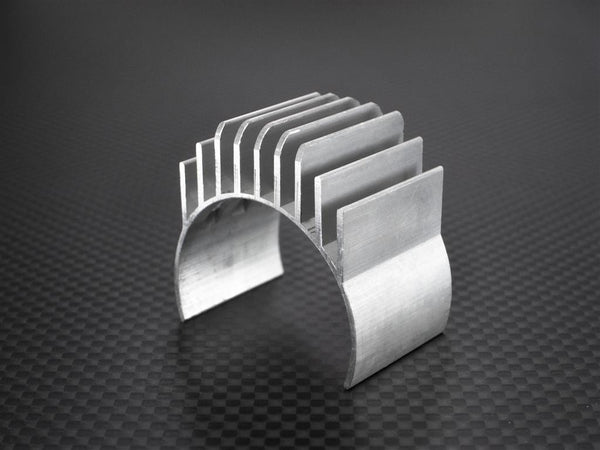 Aluminum Motor Heat Sink For 1:2 & 1:10 On Road Car - 1Pc Silver