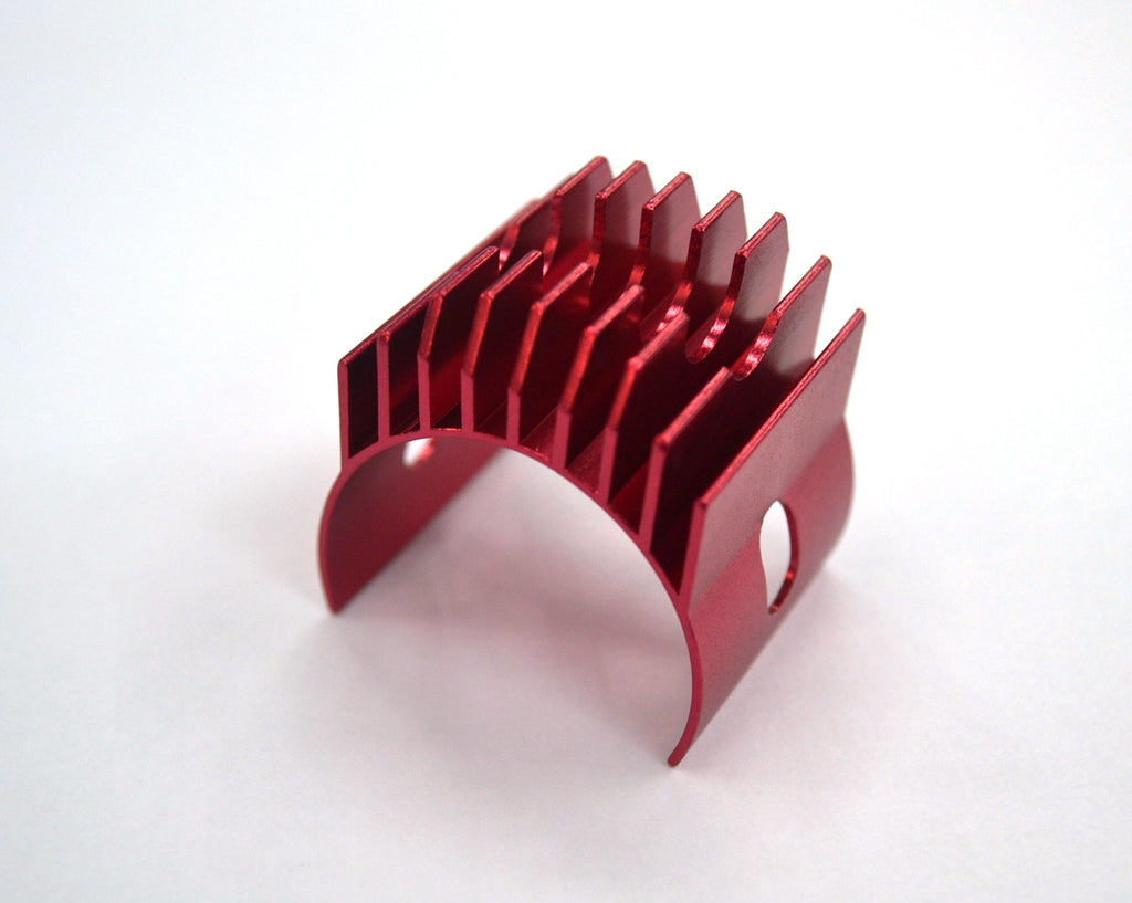 Aluminum Motor Heat Sink Clamp For 540, 550 Motor - 1Pc Red