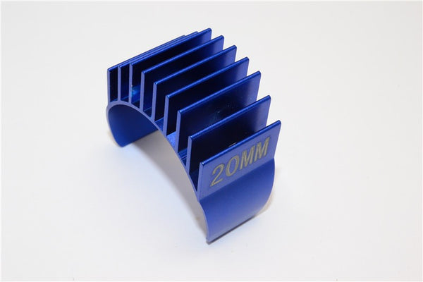 Aluminum Motor Heat Sink Mount 20mm For 1/10 540, 360 Motor - 1Pc Blue