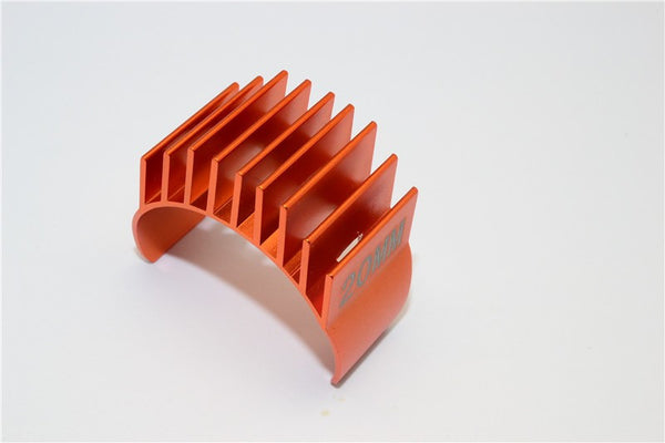 Aluminum Motor Heat Sink Mount 20mm For 1/10 540, 360 Motor - 1Pc Orange