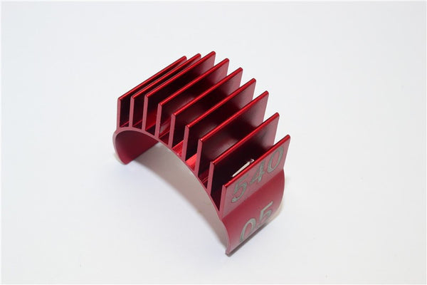 Aluminum Motor Heat Sink Mount 20mm For 1/10 540, 360 Motor - 1Pc Red