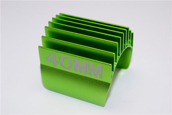 Aluminum Motor Heat Sink Mount 40mm For 1/10 05, 540, 360 Motor - 1Pc Green