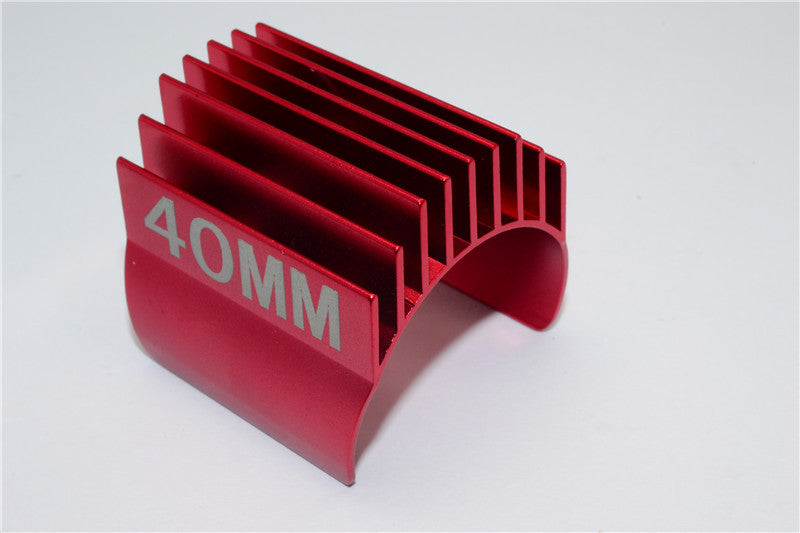 Aluminum Motor Heat Sink Mount 40mm For 1/10 05, 540, 360 Motor - 1Pc Red