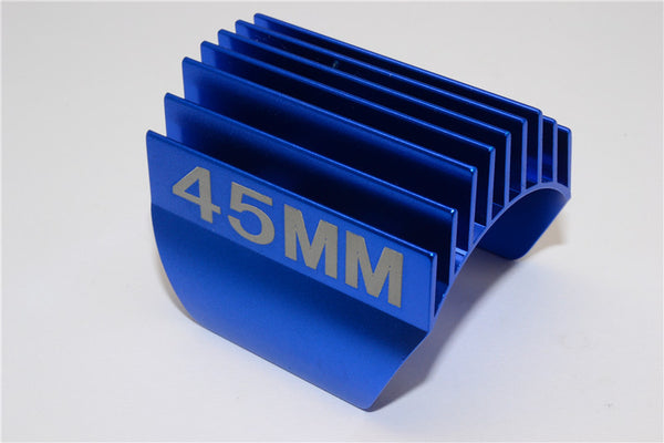 Aluminum Motor Heat Sink Mount 45mm For 1/10 05, 540, 360 Motor - 1Pc Blue