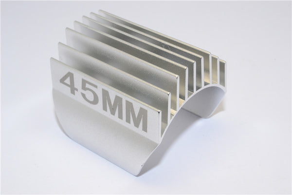 Aluminum Motor Heat Sink Mount 45mm For 1/10 05, 540, 360 Motor - 1Pc Silver