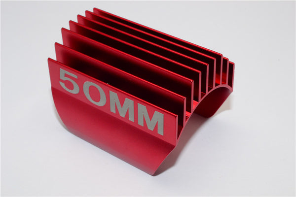 Aluminum Motor Heat Sink Mount 50mm For 1/10 05, 540, 360 Motor- 1Pc Red