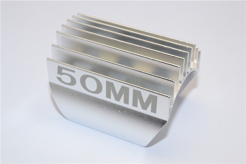 Aluminum Motor Heat Sink Mount 50mm For 1/10 05, 540, 360 Motor - 1Pc Silver