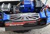 Traxxas 1/8 4WD Sledge Monster Truck 95076-4 Aluminum 6061T6 + Carbon Fiber Battery Hold-Down - 1Pc Set Orange