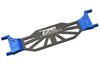 Traxxas 1/8 4WD Sledge Monster Truck 95076-4 Aluminum 6061T6 + Carbon Fiber Battery Hold-Down - 1Pc Set Blue