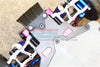 Aluminum Rear Lower Suspension Mount For 1/10 Traxxas Ford GT 4-Tec 2.0 83056-4 / 4-Tec 3.0 93054-4 - 1 Set Blue