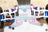 Aluminum Rear Lower Suspension Mount For 1/10 Traxxas Ford GT 4-Tec 2.0 83056-4 / 4-Tec 3.0 93054-4 - 1 Set Blue
