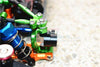 Aluminum Front C Hubs For 1/10 Traxxas Ford GT 4-Tec 2.0 83056-4 / 4-Tec 3.0 93054-4 - 1Pr Set Green