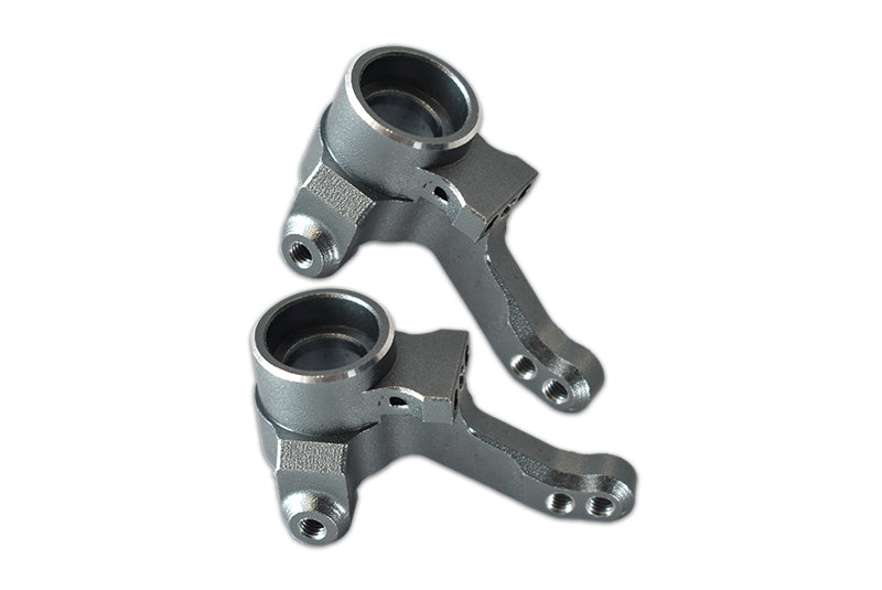 Aluminum Front Knuckle Arm For 1/10 Traxxas Ford GT 4-Tec 2.0 83056-4 / 4-Tec 3.0 93054-4 - 1Pr Set Gray Silver