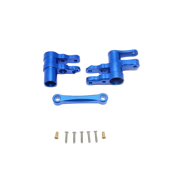 Aluminum Steering Assembly For 1/10 Traxxas Ford GT 4-Tec 2.0 83056-4 / 4-Tec 3.0 93054-4 - 1 Set Blue
