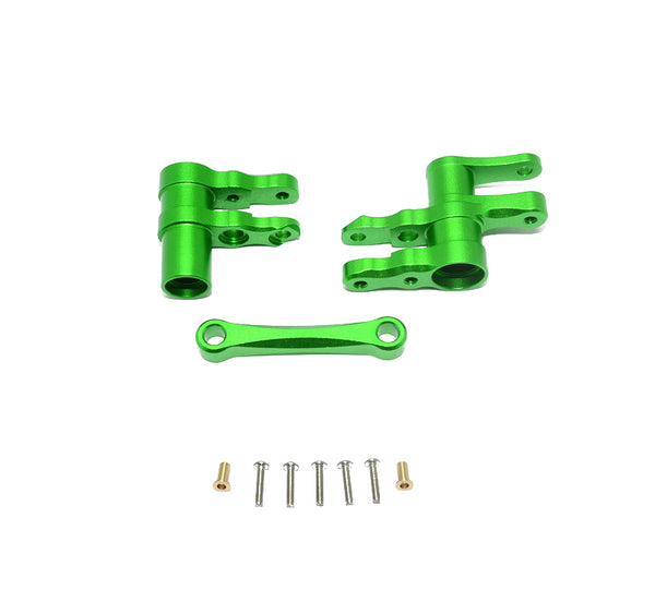 Aluminum Steering Assembly For 1/10 Traxxas Ford GT 4-Tec 2.0 83056-4 / 4-Tec 3.0 93054-4 - 1 Set Green
